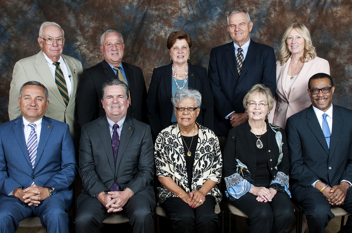 Photo of the board of trustees